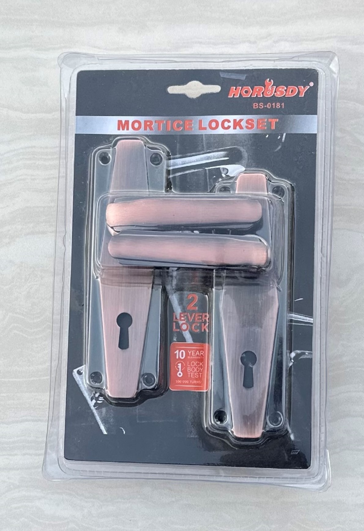 Door Lockset Cop Blk